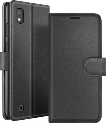 Obrázok produktu pre Zanaé, peňaženkové puzdro Galaxy A10 s magnetickým zatváraním, čierne