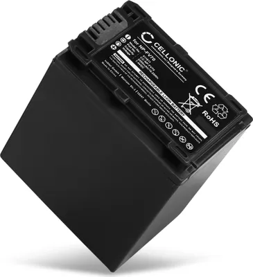 Produktbild von CELLONIC 1x Akku für Kamera Kompatibel mit Sony FDR-AX33, HDR-CX250, HDR-CX270, NP-FV70 - (2200mAh, 7.4V)