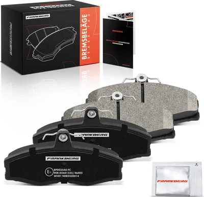 Produktbild von Frankberg 4x Bremsbeläge Vorderachse für Skoda Favorit Forman Pick-up Felicia I Kombi II VW Caddy 1989-2001