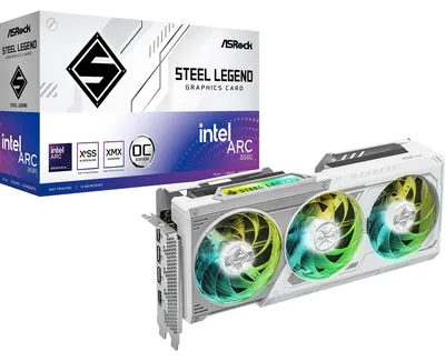 Immagine prodotto di VGA ASRock Intel ARC B580 12GB Steel Legend OC
