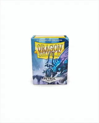 Produktbild von Dragon Shield Standard Size Matte Sleeves - Petrol (100 Sleeves)