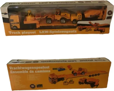 Produktbild von Lkw Spielzeugsatz Baufahrzeuge
