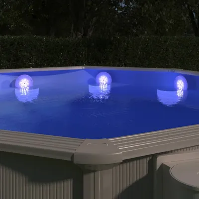 Produktbild von PUEAZU Unterwasser-LED-Poollampe mit Fernbedienung Weiß - Poolzubehör &58464