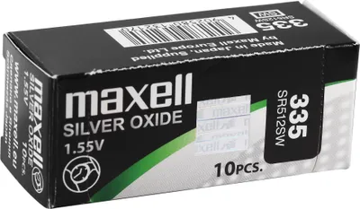 Obrázek produktu pro Knoflíkové články MAXELL, 0% rtuti,Polyuretan10 ks 301 - 399