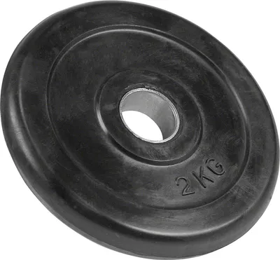 Produktbild von Sport-Tec Get-Fit Hantelscheibe aus Gummi, Stück, Krafttraining, Fitness, Bodybuilding, Kraftsport, Muskelaufbau, Powerlifting, 1,0kg, 2,0kg 5,0kg / Stück