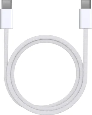 Produktbild von Kabel USB-C USB-C für iPhone 15 / 15 PLUS / 15 PRO / 15 PRO MAX - Geflochtenes Nylon Weiß 1m Phonillico®