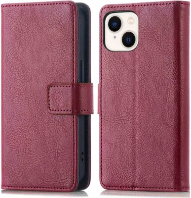 Image de imoshion Luxe Bookcase pour l'Apple iPhone 14 / 13 - Bordeaux