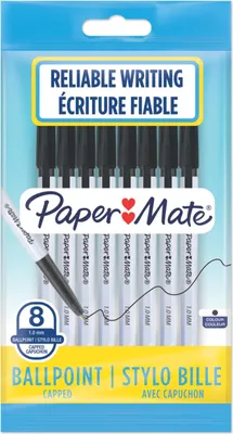Immagine prodotto di PAPER:MATE 2084376 Kugelschreiber 045 schwarz im 8er Beutel