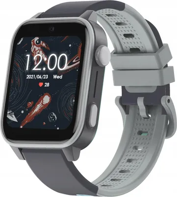 Obrázek produktu pro Bemi Linki2 4G LTE GPS LBS chytré hodinky pro děti, měření srdečního tepu, teploměr, šedé