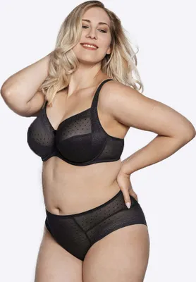 Produktbild von Ulla | Meghan BH mit Bügel Schwarz - Schwarz / 90F | Shapewear & Mieder