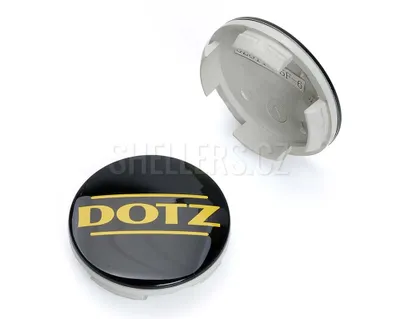 Obrázok produktu pre Stredový kryt zliatinového kolesa Ø 56/60 mm, Dotz ZO7040B, plastový, s logom, čierny