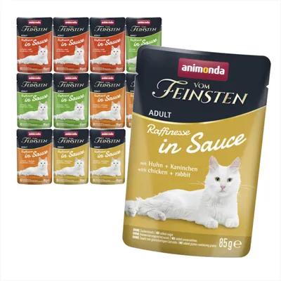 Zdjęcie produktu dla Animonda Vom Feinsten 12x85g Mokra Karma Dla Kota Mix Smaków w Sosie
