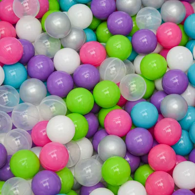 Produktbild von 350 Bunte Bälle für Bällebad - 5,5cm Bällebad Bälle Kinder Spielbälle Bällepool