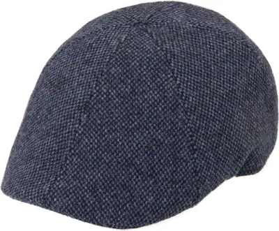 Fiebig 6-Panel Cap Wolle melange in blau
