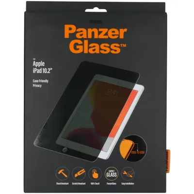 Produktbild von PanzerGlass ® Privacy Displayschutz iPad 10.2″ (2019, 2020-2021), Apple, Apple - iPad 10.2″, Trockene Anwendung, Kratzresistent, Schockresistent, Antibakteriell, Transparent, 1 Stück(e)