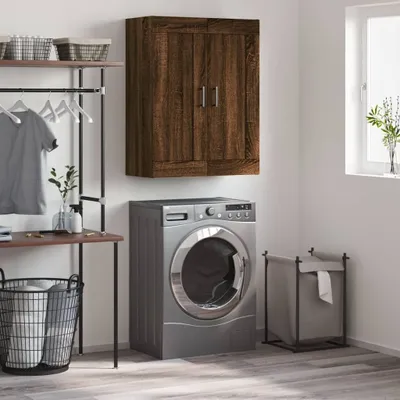Produktbild von vidaXL Wandschrank Braun Eichen-Optik 69,5x34x90 cm Holzwerkstoff