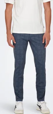 Produktbild von Elegante Chino Stoffhose Kariert |