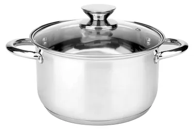 Obrázek produktu pro Nerezový hrnec BRAVIO, průměr 16 cm, objem 1,6 l, vhodný pro všechny typy sporáků (včetně indukce)