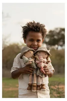 Produktbild von Kuscheltier-Puppe Jim Safari Friends, GRS, Little Dutch