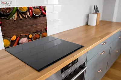 Obrázok produktu pre Sklenená kuchynská doska ORIENT 60x52cm - doska na krájanie - ochranná doska