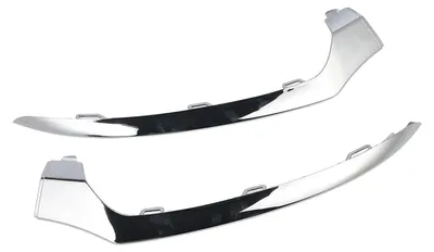 Image de Cache-bouclier avant en chrome de remplacement pour berline Classe C W205 C205, gamme AMG, modèles de 2015 à 2018