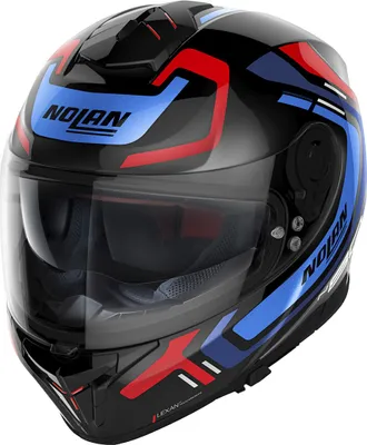 Image de Nolan N80-8 Ally N-Com casque, noir/rouge/bleu, XL (62)