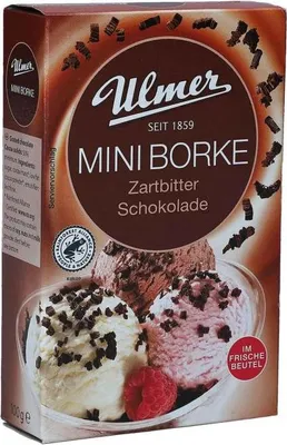 Produktbild von Ulmer Mini Borke Zartbitter Schokolade 100g
