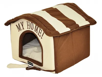 Produktbild von nanook Hundehöhle Katzenhöhle Tabou braun beige 46 cm mit Reißverschluss