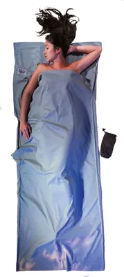 Produktbild von COCOON TravelSheet Baumwolle - Hüttenschlafsack, Farbe Cocoon:cactus blue