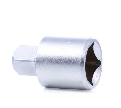 Produktbild von Yato YT-1255, Einzelner Artikel, Steckdosenadapter, Chrom-Molybdän-Stahl, 3/8", Satin, 34 mm