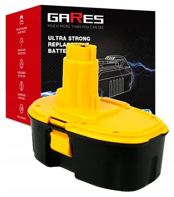 Zdjęcie produktu dla Gares Akumulator do Dewalt DC837N DC732C2 DW984 DC732 DC735K | 14,4 V 2 Ah Inny | Mocna Bateria do Robot Sprzątający | Wydajny Zamiennik Gares®