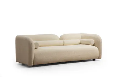Produktbild von Hanah Home, Victoria- FTN2041, Sahne, Schlafsofas, Rahmen: Buchenholz / Spanplatte