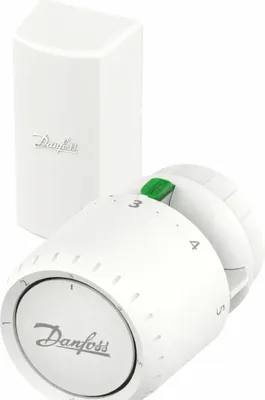 Obrázok produktu pre Termostatická hlavica Danfoss Aveo RA Click plnená plynom, FF 0-2 m, ochrana proti mrazu, Click, 1 ks.
