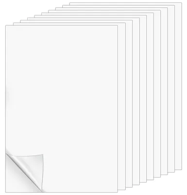 10 Bügelklebefolien A4, doppelseitig, schwer, schmelzbar, 30x20 cm
