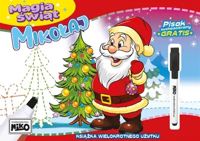 Obrázok produktu pre Mikołaj. Magia świąt - książka do rysowania dla dzieci