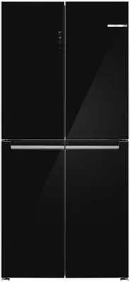 Produktbild von Bosch Serie 4 KMC85LBEA, Freistehend, Mehrtürig, Schwarz, 4 Tür(en), Berührung, An Tür