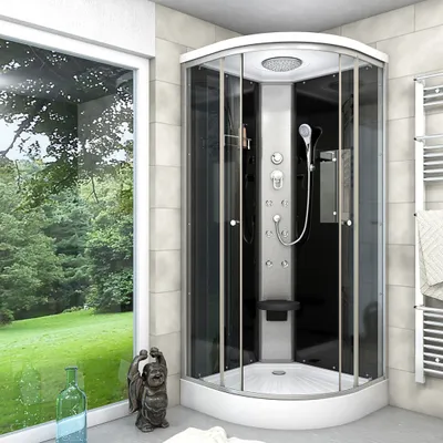 Produktbild von Duschkabine Fertigdusche Dusche Komplettkabine D10-03T0 80x80 cm