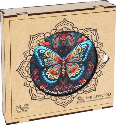 Obrázek produktu pro Dřevěné puzzle Milliwood – Peace and Harmony – Pomíjivost – 206 dílků