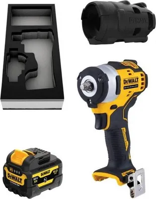 Zdjęcie produktu dla DeWALT DCF903P1G-QW, Sterownik udarowy, Uchwyt pistoletowy, 3/8", Czarny, Żółty, 2850 RPM, 340 N·m