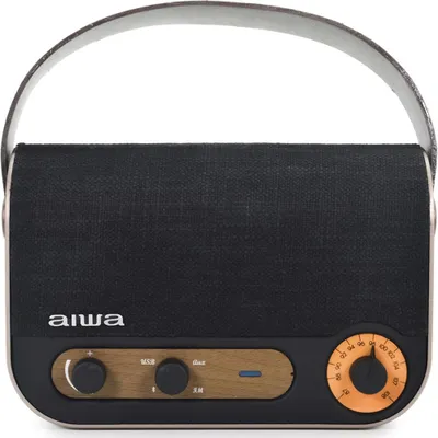 Obrázek produktu pro Aiwa RBTU-600, 5 W, 75 - 18000 Hz, Bezdrátový, Přenosný mono reproduktor, Béžová, Černá, Univerzální