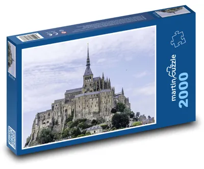 Produktbild von martinpuzzle - Puzzle 2000 Teile - Frankreich - Mont Saint Michel