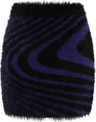 Produktbild von Banned Alternative Kurzer Rock Damen Daphne Skirt schwarz/lila S