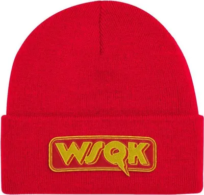 Produktbild von Stranger Things Mütze Uni Season 5 - WSQK Logo rot Standard