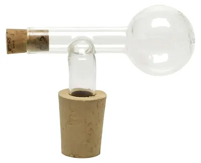 Portionierer 2 cl für Edelbrände, Glas, braun