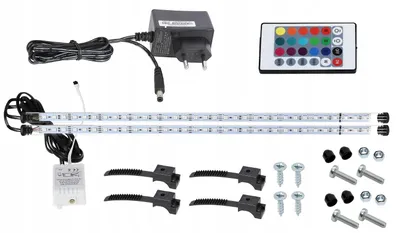 Produktbild von AQUALED LED-Röhre Aquarium 2x50cm RGB mit Fernbedienung