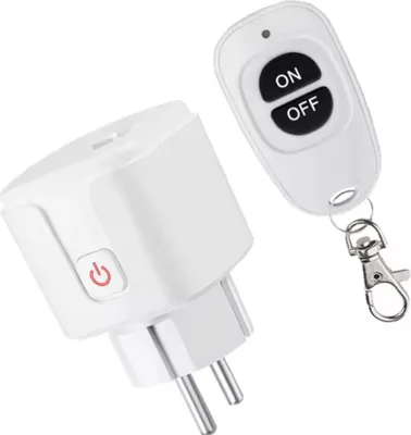 Produktbild von Steckdose mit Fernbedienung - 433MHz, 110V/220V, 16A, 3500W