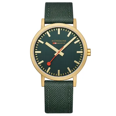 Produktbild von Mondaine Herren Uhr Classic Armbanduhr 40 mm A660.30360.60SBS Textil