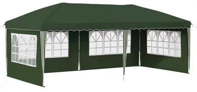 Obrázok produktu pre vidaXL Skladací párty stan 575 x 289 x 245 cm, zelený