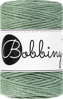 Obrázek produktu pro Bobbiny Macrame Cord 1,5 mm 100 m Eucalyptus Green Šňůra