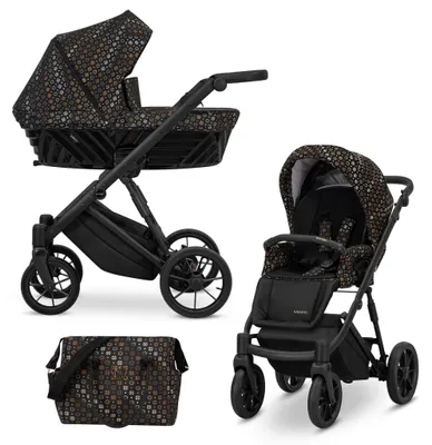 Produktbild von Kinderwagen Kunert Ivento 2in1 – Farbe: Black Style